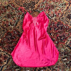 pink slip dress